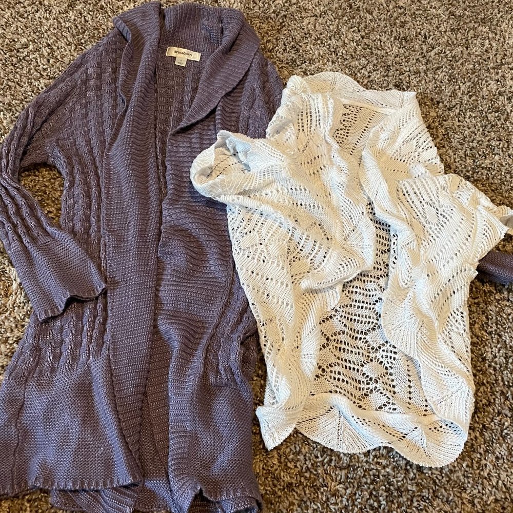 Junior Girls 2pc set Sweater-Purple/White-Small-Blessed Be The Gift Closet
